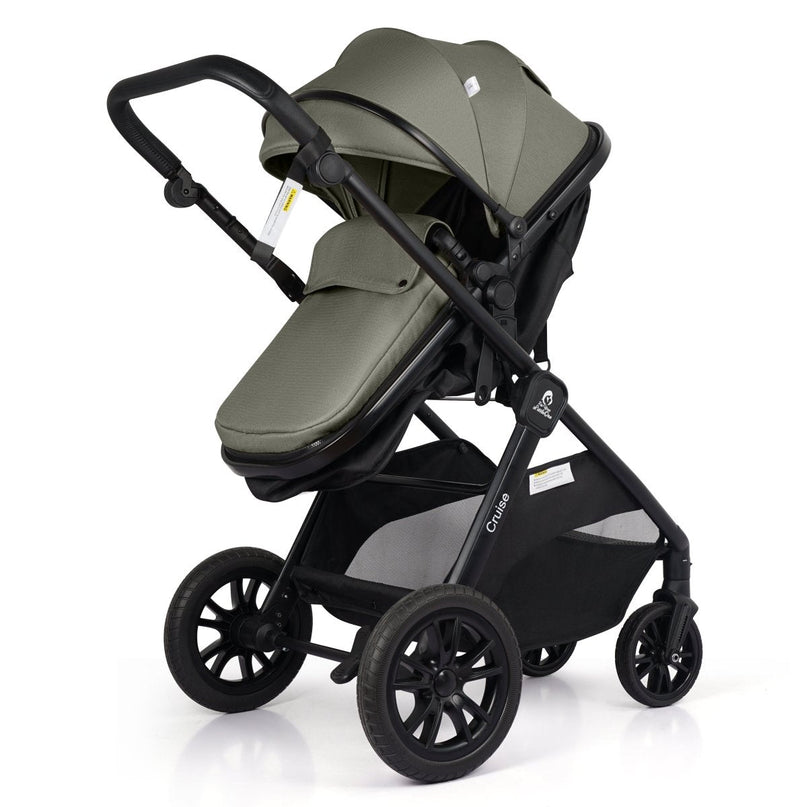 For Your Little One Cruise 3 In 1 Travel System With Car Seat - Pebble Sage (Free Cupholder And Seat Liner Included!)