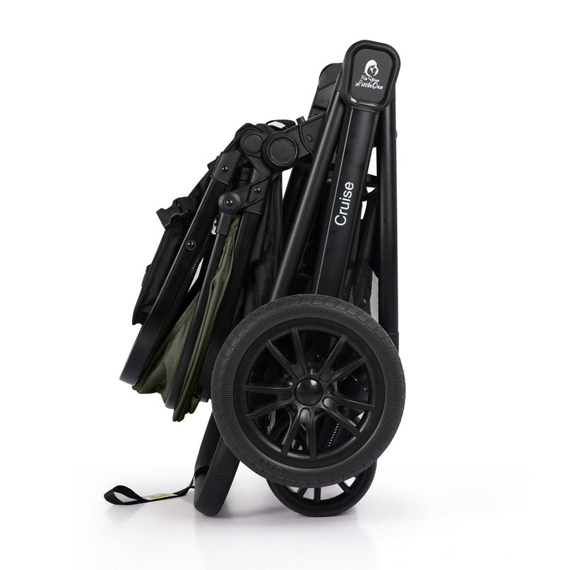 For Your Little One Cruise 3 In 1 Travel System With Car Seat - Pebble Sage (Free Cupholder And Seat Liner Included!)