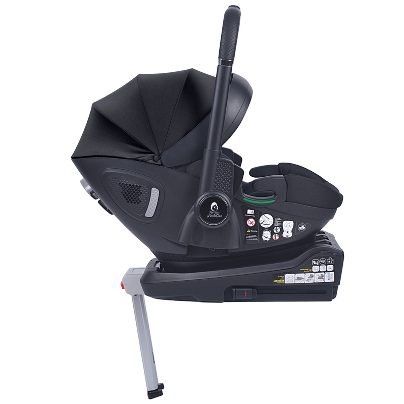 For Your Little One Qubi Infant Car Seat Stroller 7 Piece Bundle - Eclipse Black
