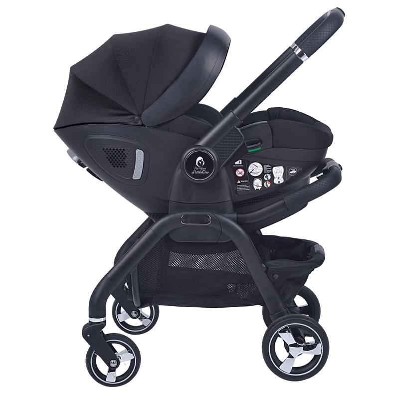 For Your Little One Qubi Infant Car Seat Stroller - Eclipse Black