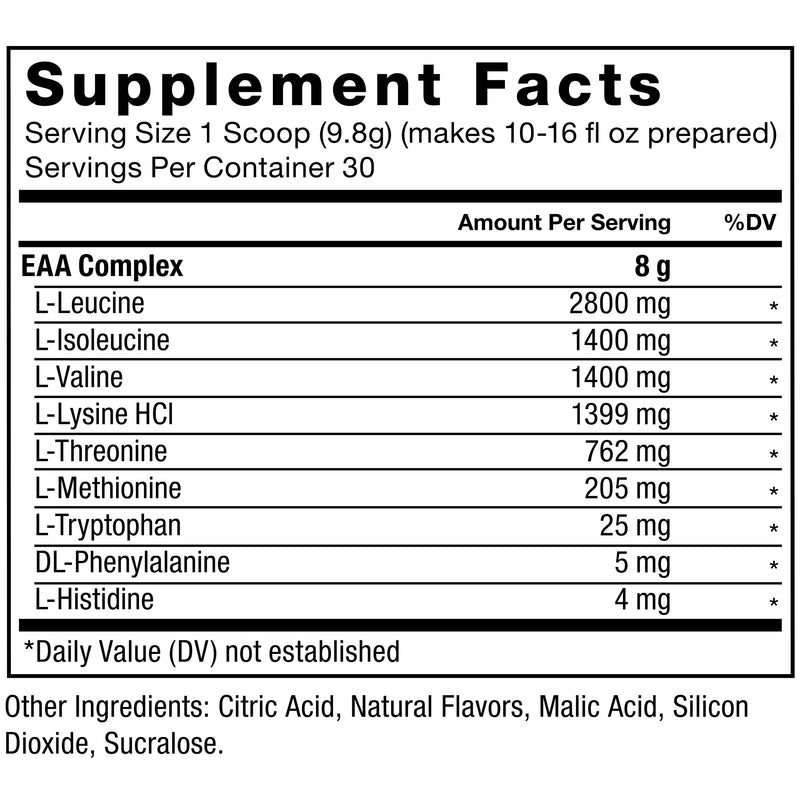 Force Factor Essential Amino Acids Powder - Full Spectrum EAAs