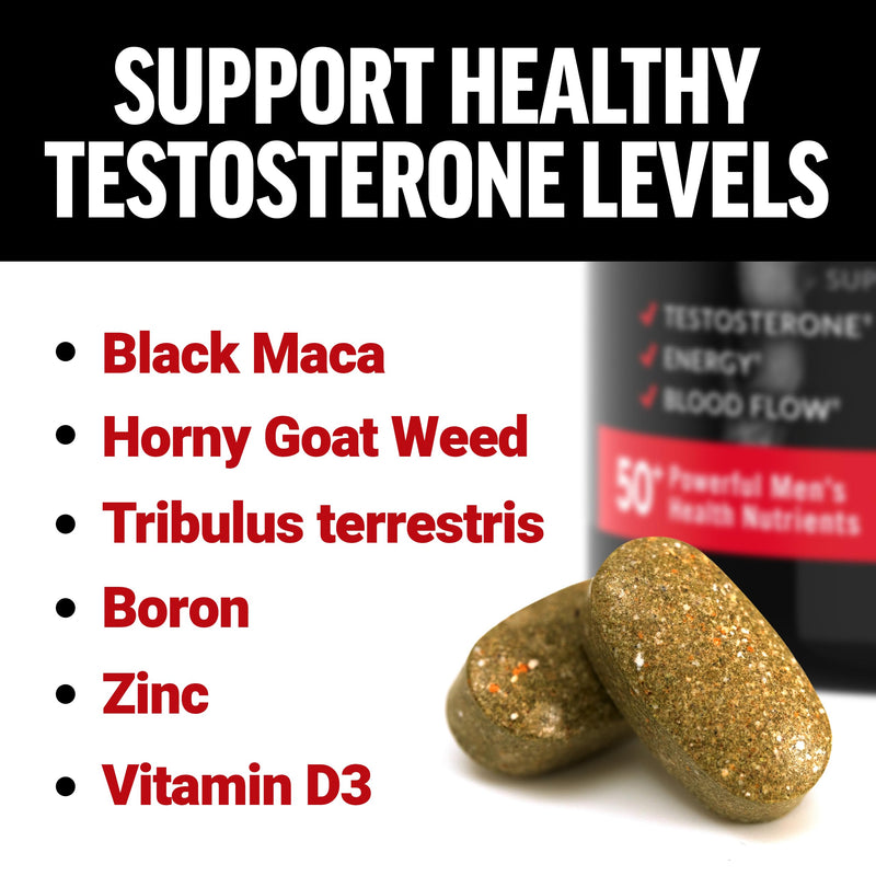 FORCE FACTOR Test X180 Multivitamin – Testosterone Support for Men (120 Tablets)