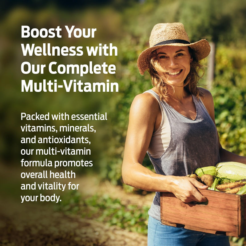 ForestLeaf Daily Vitamin Multivitamin for Women - Women's Multivitamin & Multiminerals (60 Veg Caps)