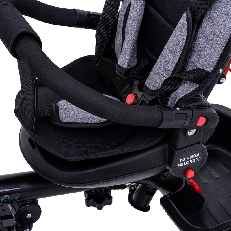 Foryourlittleone 6 in 1 Trike V3 - Grey (9 months - 5 years)