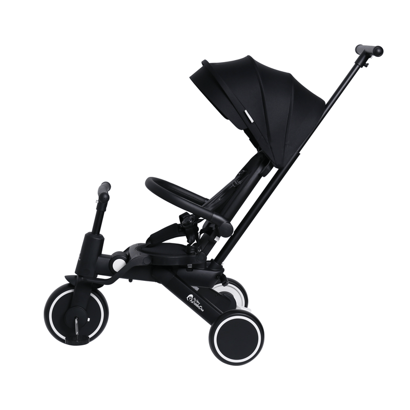 Foryourlittleone Xplor Ultimate 6 in 1 Foldable Trike - Jet Black (10m-4y)