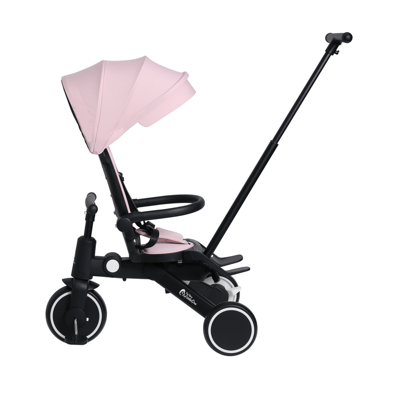 Foryourlittleone Xplor Ultimate 6 in 1 Foldable Trike - Pastel Pink (10m-4y)