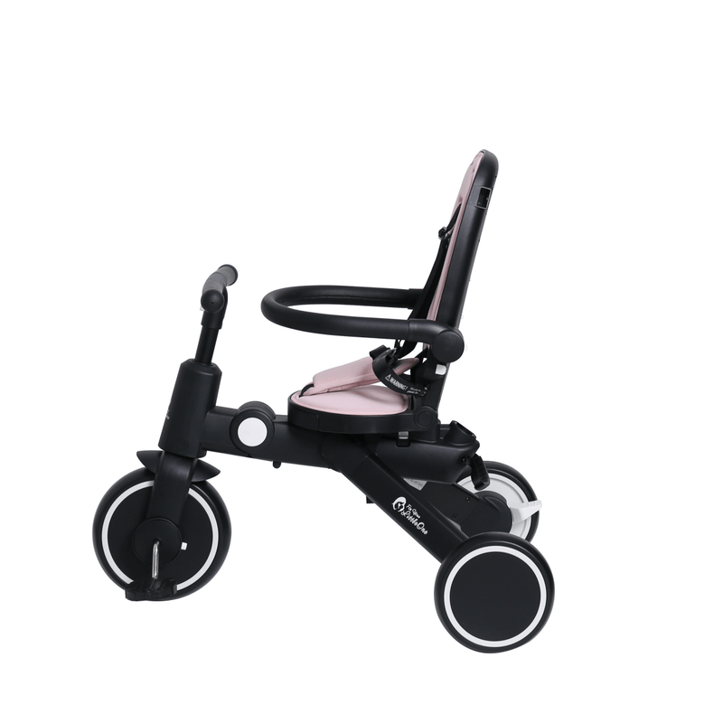 Foryourlittleone Xplor Ultimate 6 in 1 Foldable Trike - Pastel Pink (10m-4y)