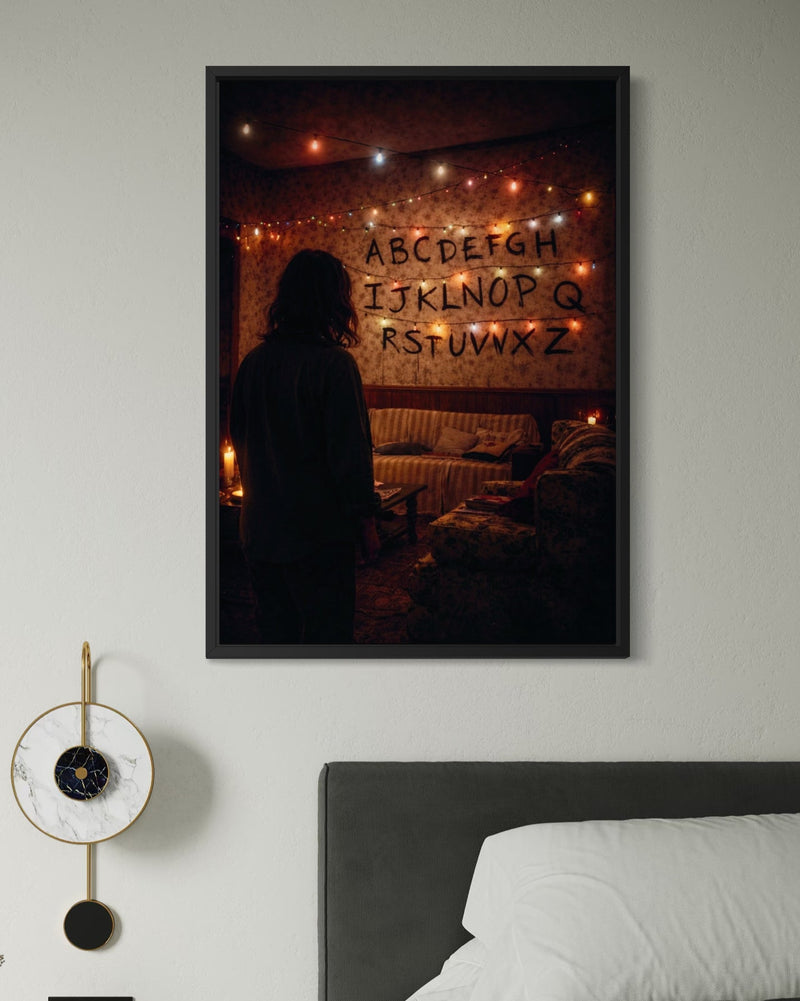 The Alphabet Wall - Stranger Things Poster