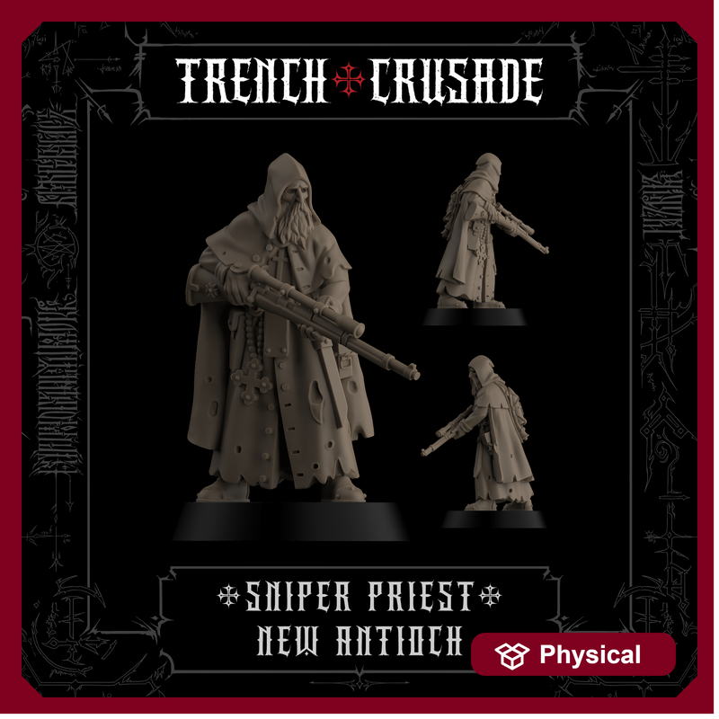 Trench Crusade - Sniper Priest w/rifle - Trench Pilgrims