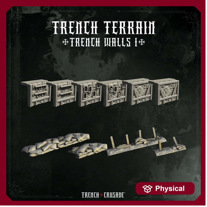 Trench Crusade terrain - Trench Walls 1