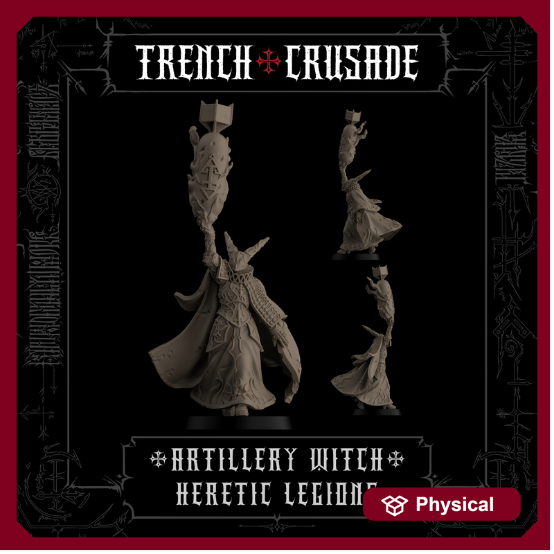 Trench Crusade - Artillery Witch - Heretic Legion