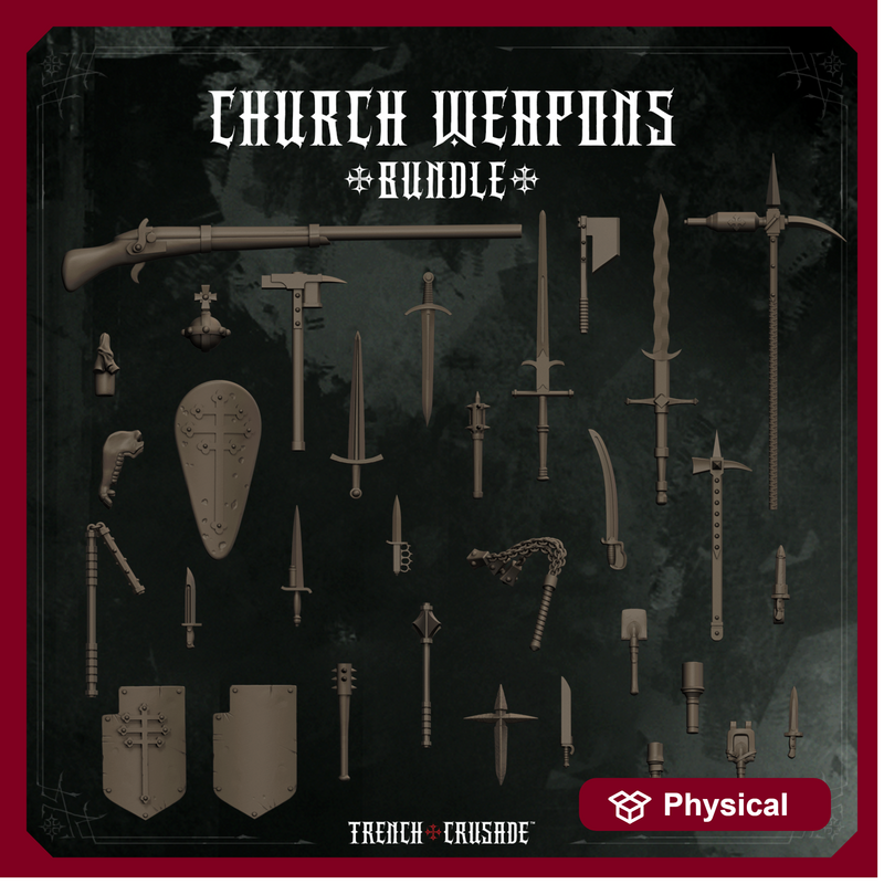 Trench Crusade - Church Weapons Sprue