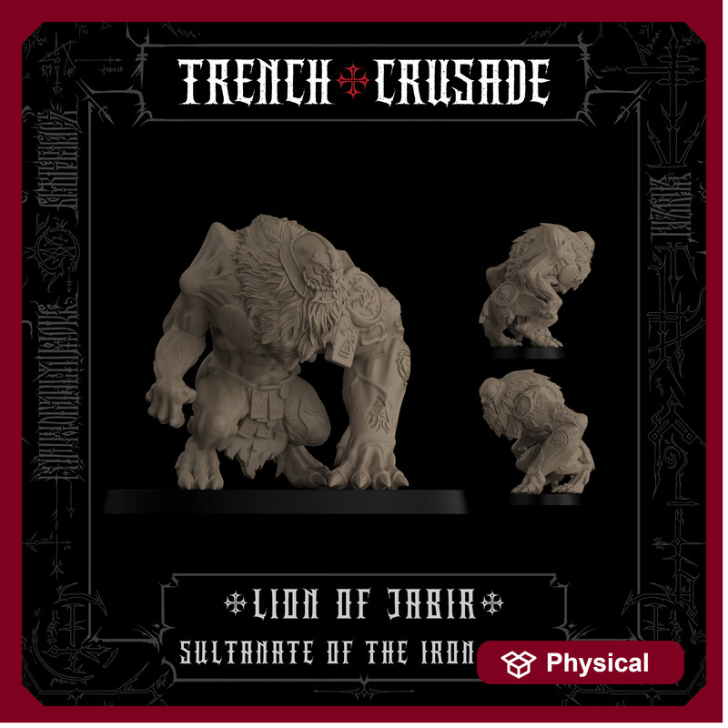 Trench Crusade - Lion of Jabir (standing) - Iron Sultanate