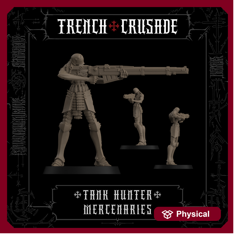 Trench Crusade - Communicant Tank Hunter (aiming) - Mercenaries