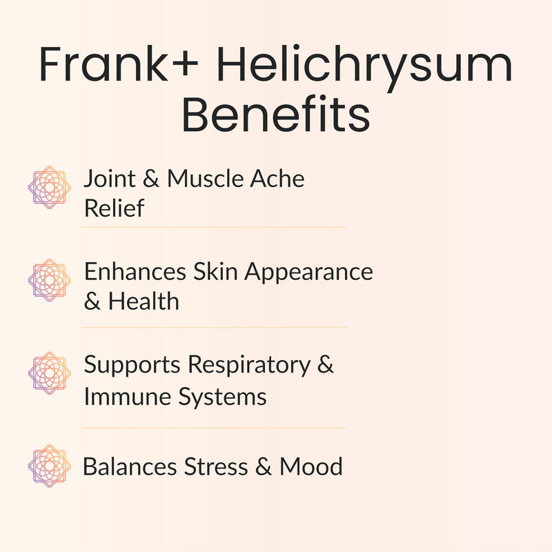 Vitality Extracts Frank+ Helichrysum Essential Oil Blend - 10ml | Frankincense & Helichrysum Aromatherapy