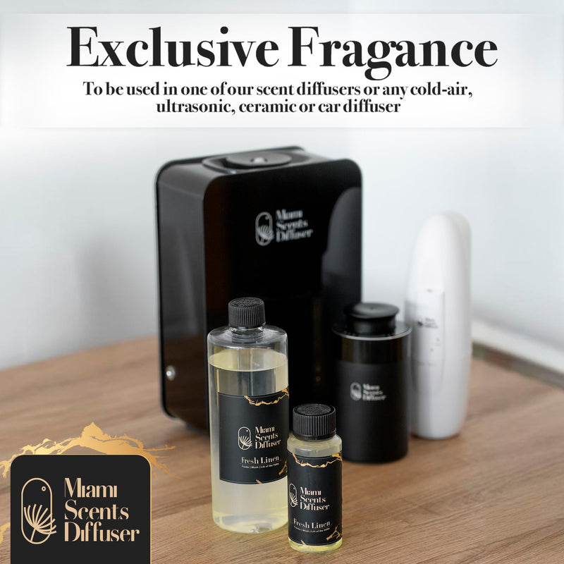 Fresh Linen Scent – Hotel-Inspired Essential Oils (4 oz / 120 ml) Diffuser