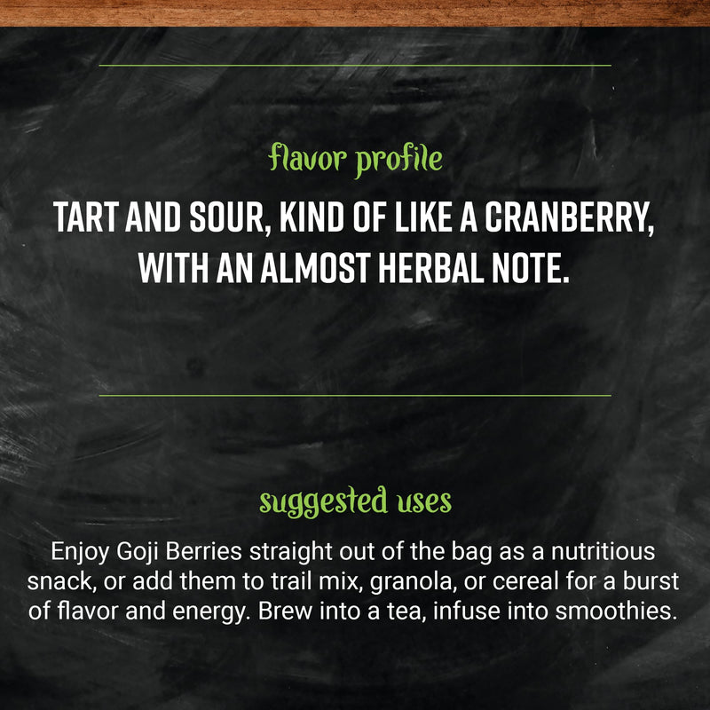Frontier Bulk Goji Berries Whole (Gou Qi Zi, Lycii), 16 Ounce