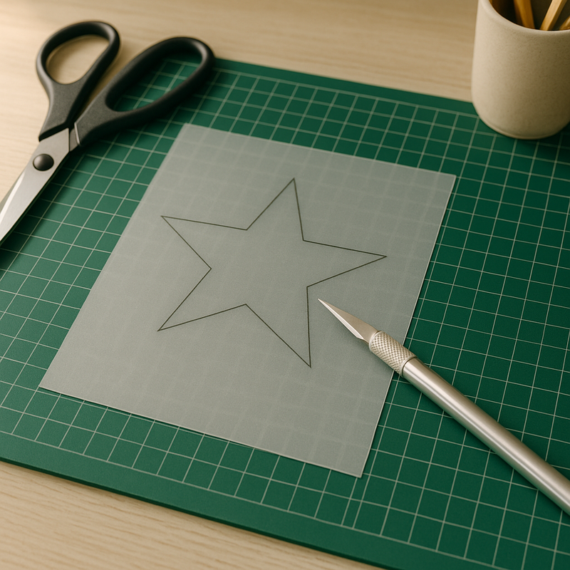 5 x A4 Frosted Acetate Sheets – 300 Micron Semi-Transparent Film for Crafts & Templates