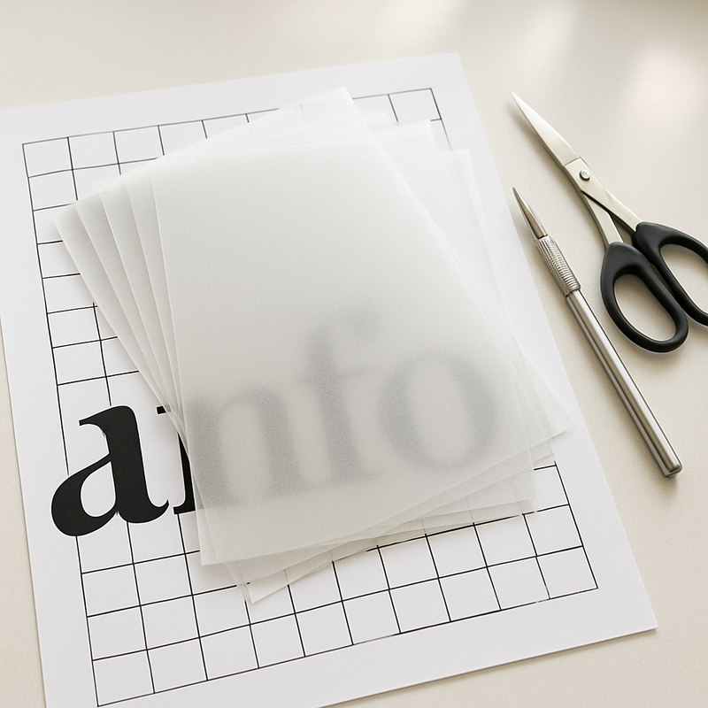 100 x A4 Frosted Acetate Sheets – 500 Micron Extra Thick Film for Protective Covers, Craft & Presentation