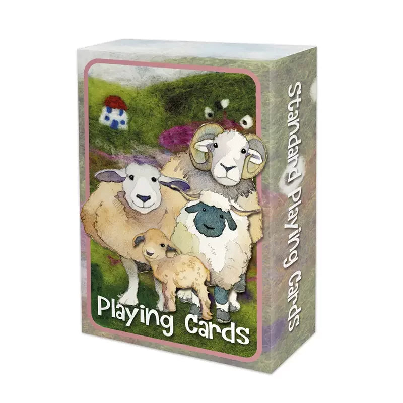 FELTED SHEEP PLAYING CARDS