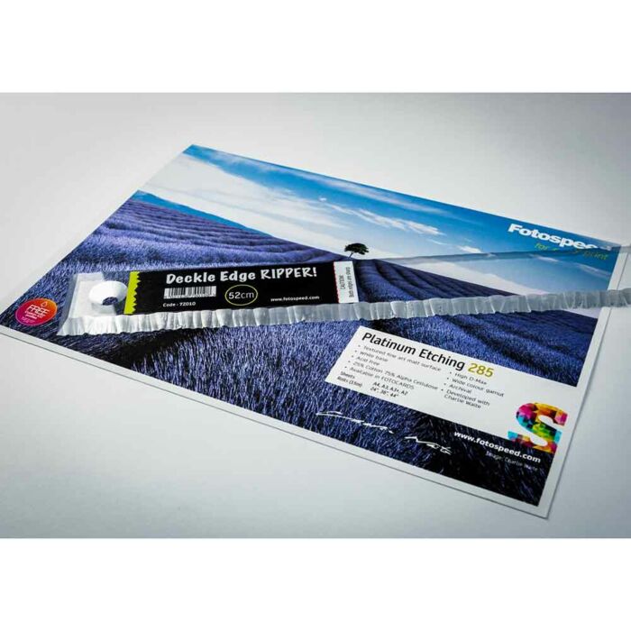 Fotospeed Deckle Edge Ruler - Create Your Own Deckle Edge Paper - 520mm