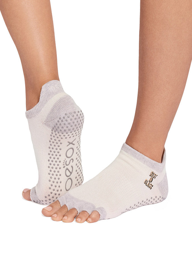 ToeSox Low Rise Half Toe Grip Socks