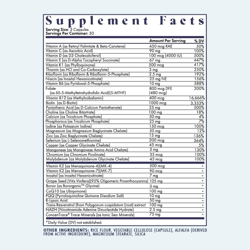 FullWell Women’s Multivitamin for Hormone & Reproductive Health | CoQ10, Magnesium & PQQ, 30 Servings