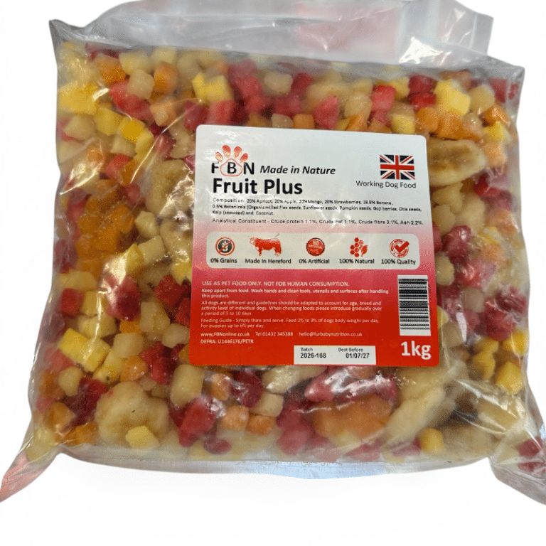Fur Baby Nutrition FruitPlus Frozen Dog Food 1kg