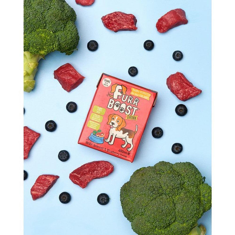 Furr Boost Beef Broccoli and Blueberry Dog Drink 400ml