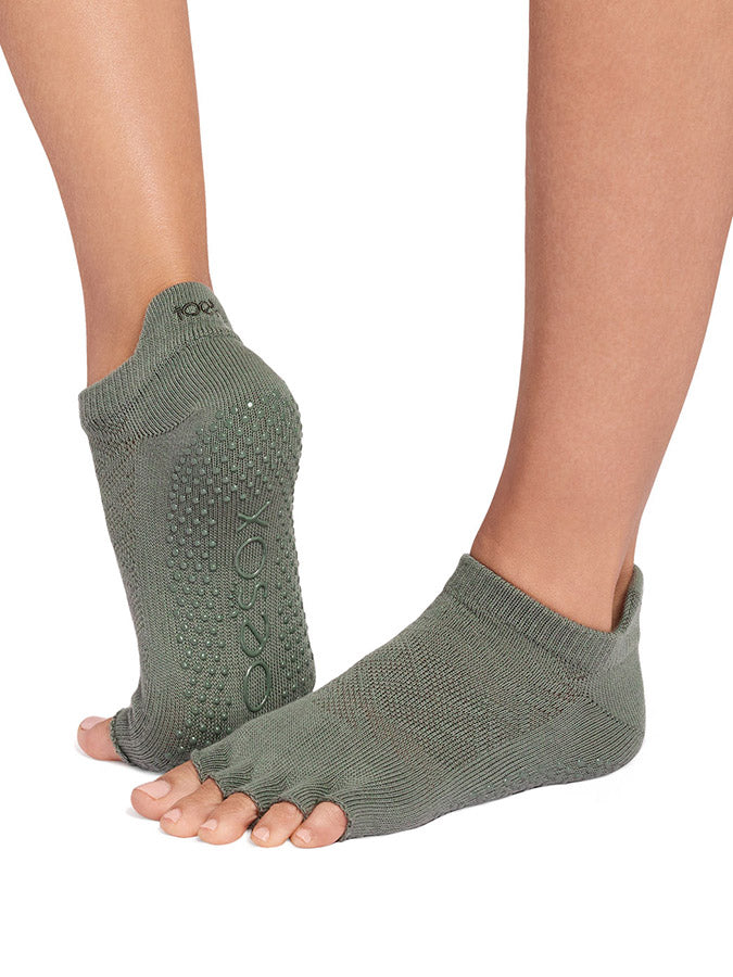 ToeSox Low Rise Half Toe Grip Socks