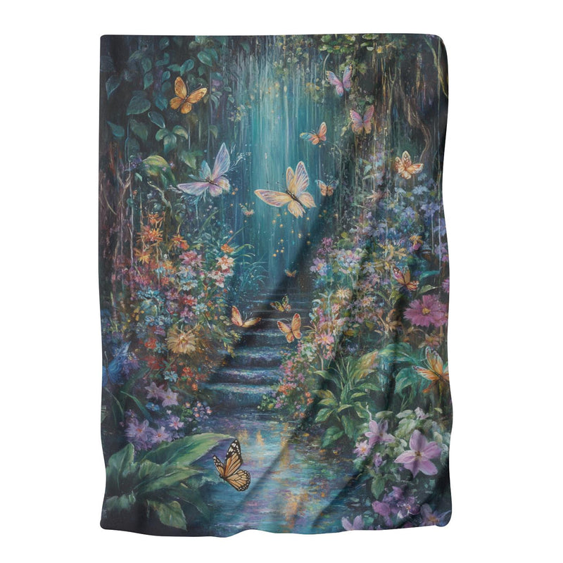Whimsical Fairy Garden Blanket