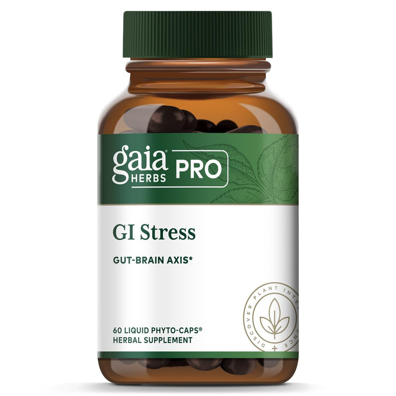 Gaia Herbs PRO GI Stress - Digestive Stress Support | 60 Liquid Phyto-Caps