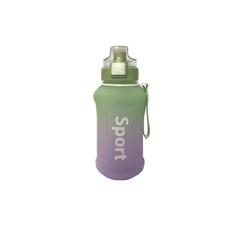Plastic Water Drinking Bottle Ombre Design 1000Ml Assorted Colours