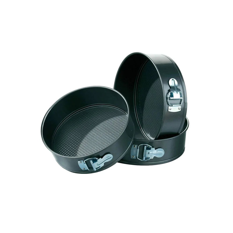 Springform Cake Baking Tins Mould Set Of 3 24 26 28 cm