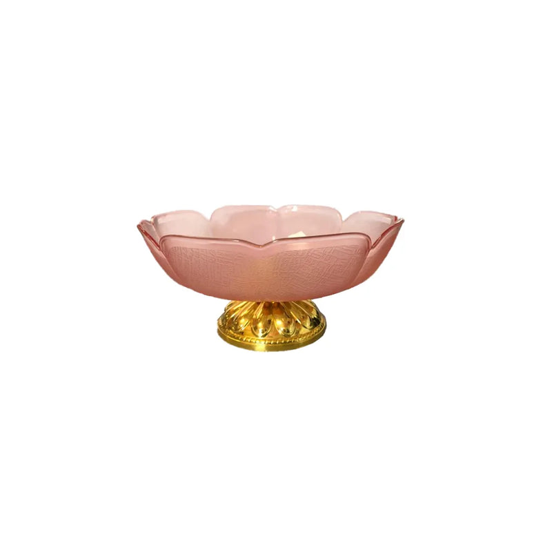 Plastic Flower Fruit Serving Bowl Assorted Colours