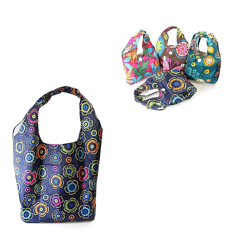 Mini Foldable Pocket Size Purse Bag In Assorted Designs
