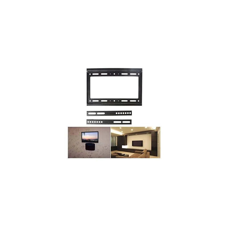 Tv Flat Panel Wall Mount Suitable For 14'' – 42'' Black Diy Wall Mount