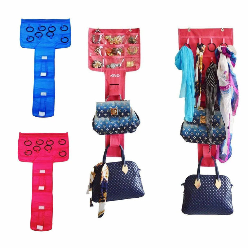 Wardrobe Bag Scarves And Jewellery Storage Assorted Colours