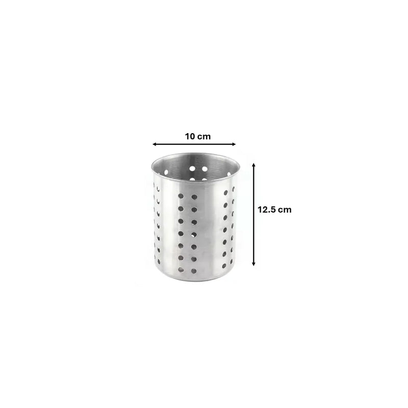 Small Metal Cutlery Drainer Cooking Utensil Holder
