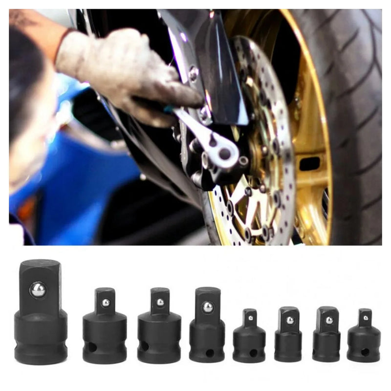 8X Impact Socket Adaptor Converter Reducer Set From To 1/4 3/8 1/2 & 3/4 Inch