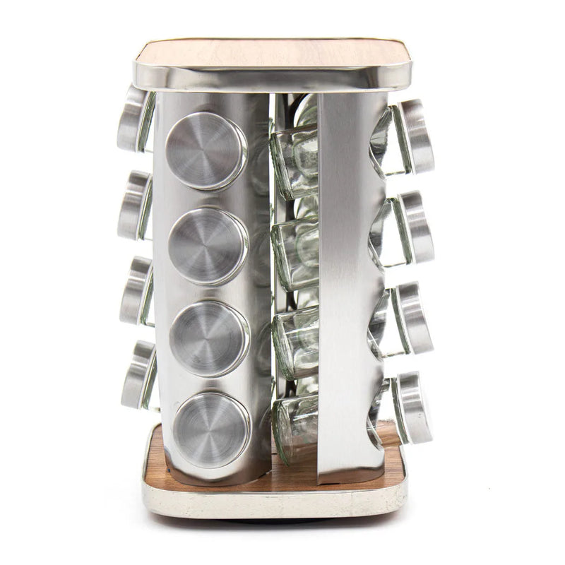 Durane Revolving Spice Rack Square 16 Jars (Parcel Rate)