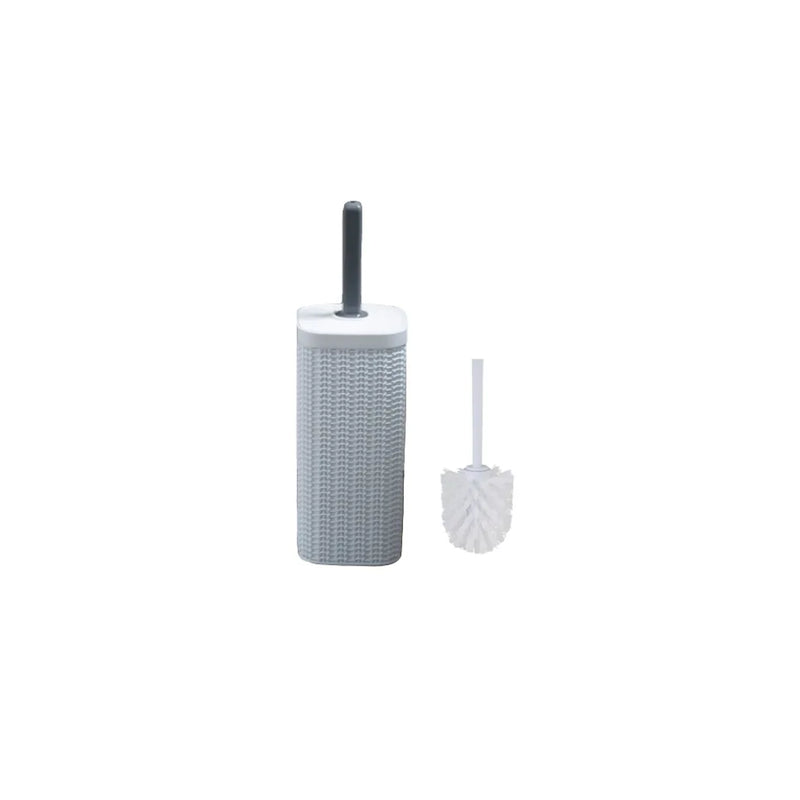 Plastic Bathroom Toilet Brush With Stand Holder