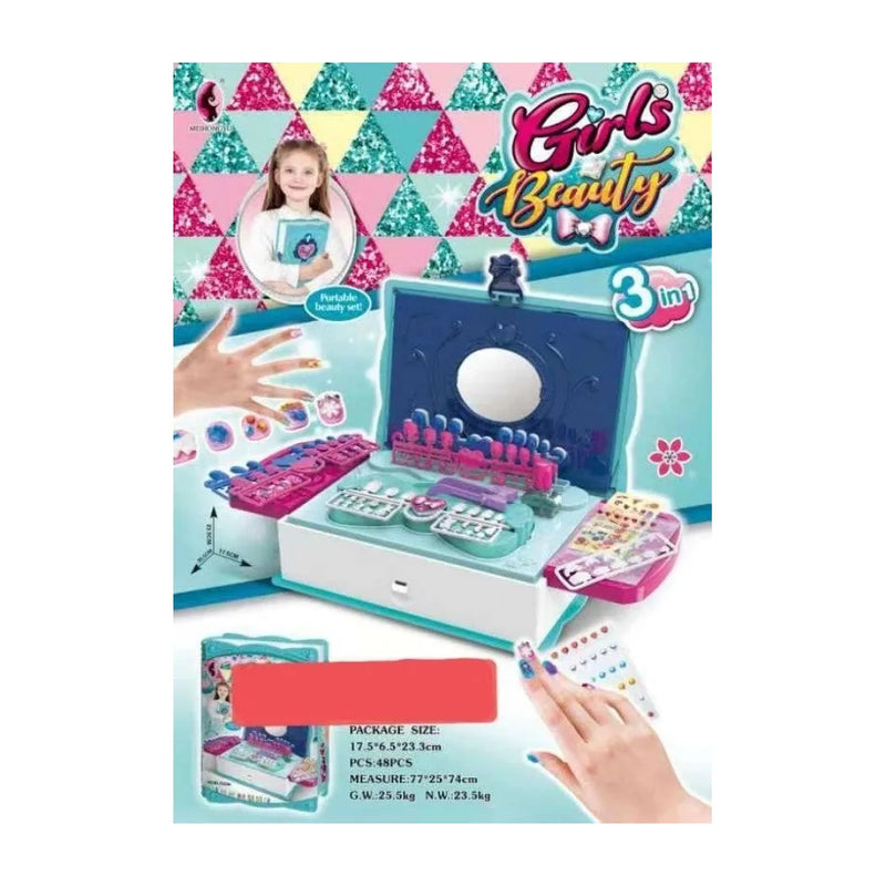 3 In 1 Girls Beauty Portable Makeup