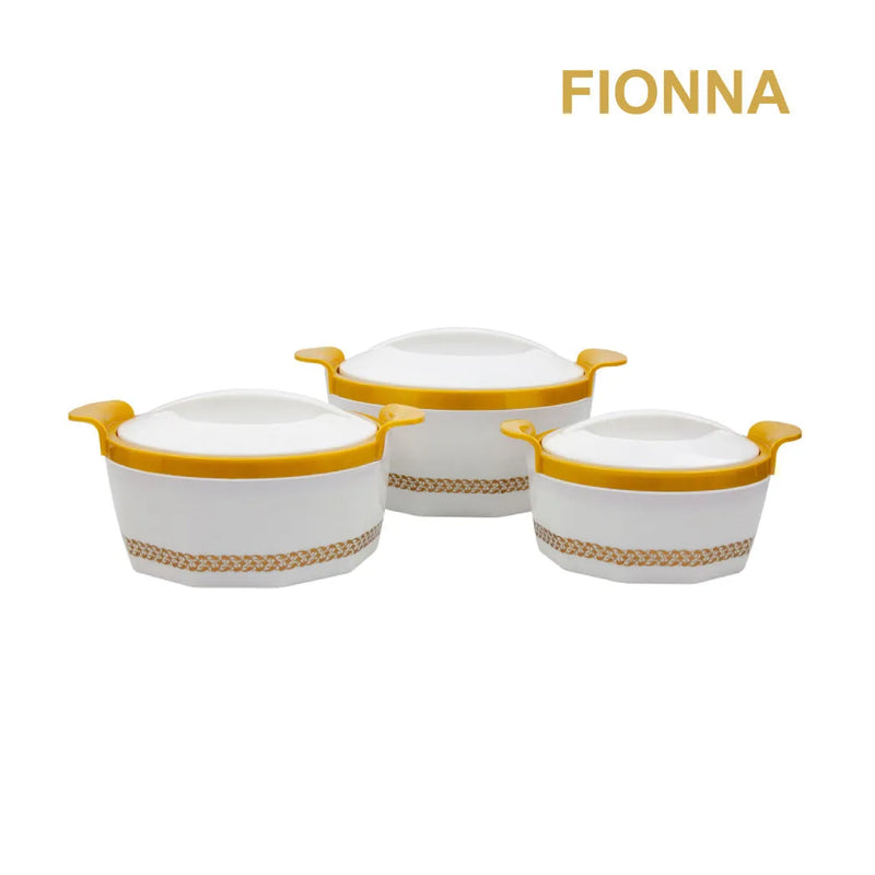 Sq Professional Fionna Hot Pot Set Of 3 1.0 – 1.5 – 2.5L White