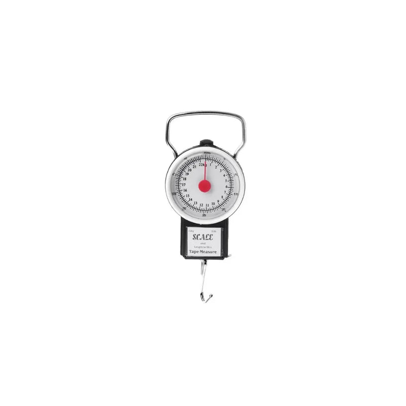 Portable Mechanical Luggage Weighing Scale With Tape Measure 22Kg