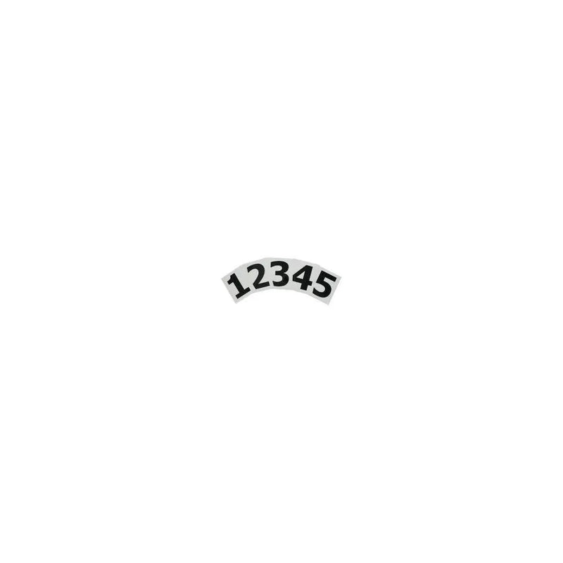 Self Adhesive Numbers 1, 2, 3, 4, 5 Large 6869