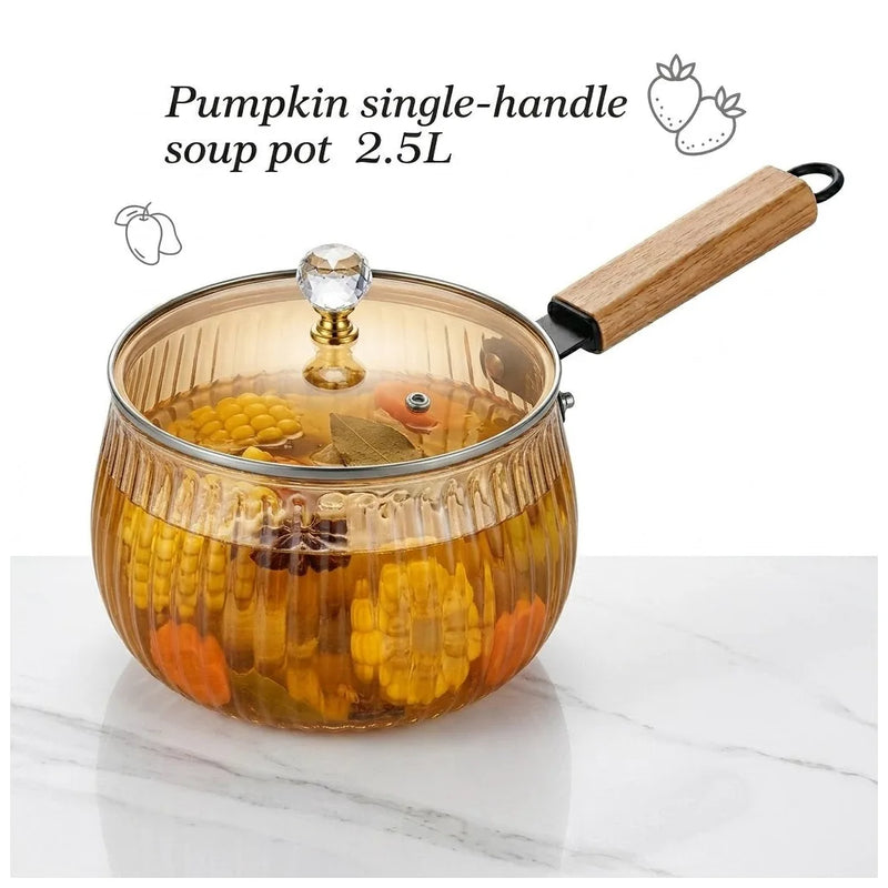 Pumpkin Single – Handle Soup Pot 2.5L 803G