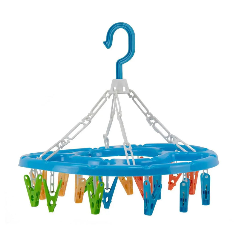 Durane Laundry Peg Hanger Round Assorted Colours