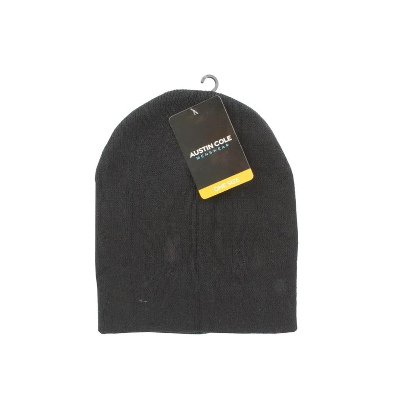Unise x Men'S Winter Beanie Hat One Size Black