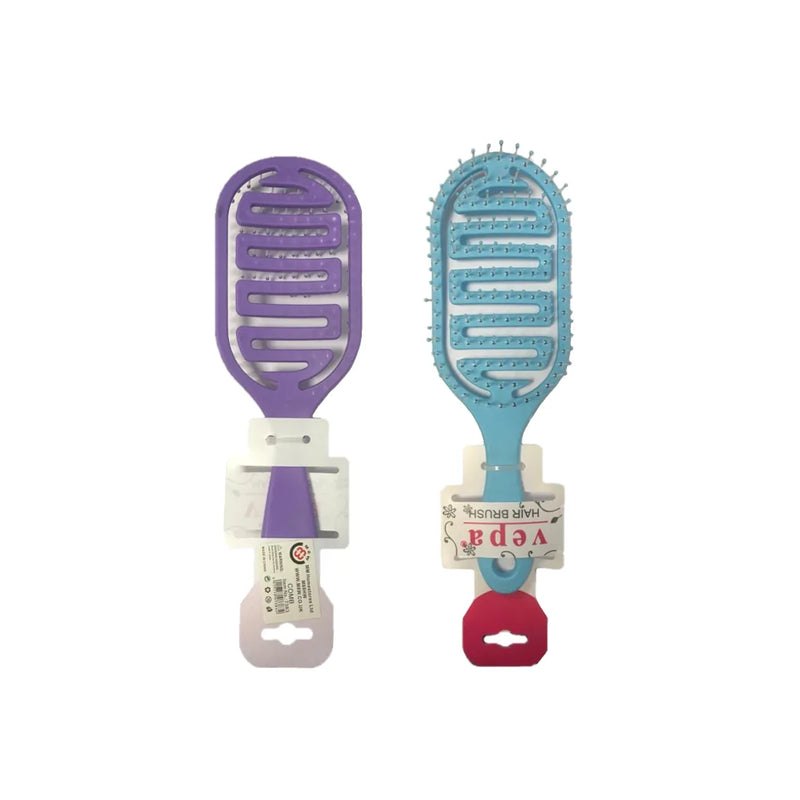 Plastic Hair Brush Comb Assorted Colours